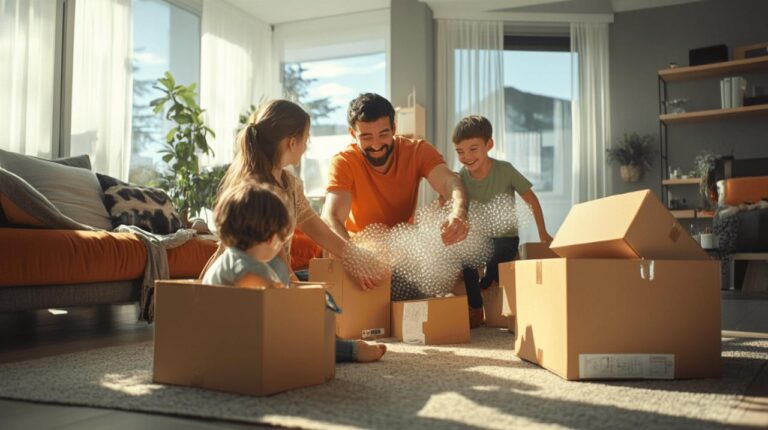 Trucos para organizar una mudanza con niños: La verificación previa que necesitas para una transición feliz