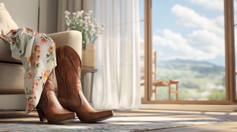 Cómo combinar vestidos fluidos y botas cowboy con las últimas tendencias en moda